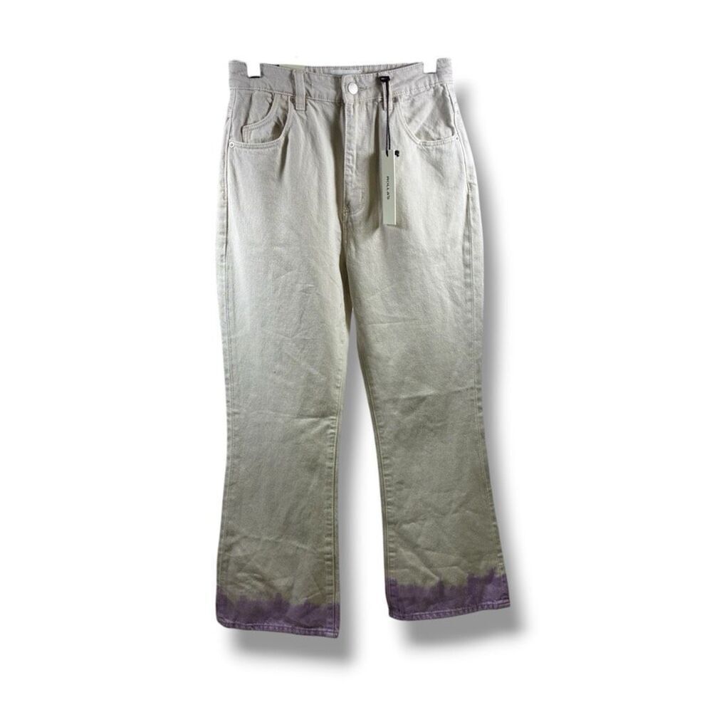 Rolla’s NWT Dusters Crop Bootcut Jeans in Salt Tie Dye Size 26